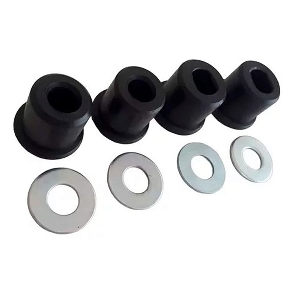 Jogo Bucha Fixação Caixa Direção Hilux Pitbull 2005