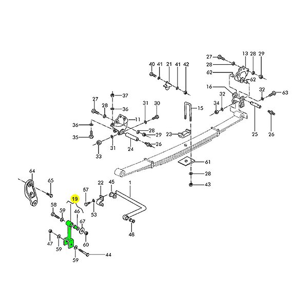 Apoio Estabilizador Dianteiro Volkswagen Constellation