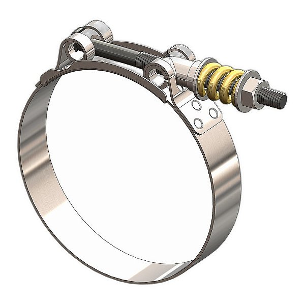 Abraçadeira Tipo Tucho Turbina 86x92 Com Mola Ponte