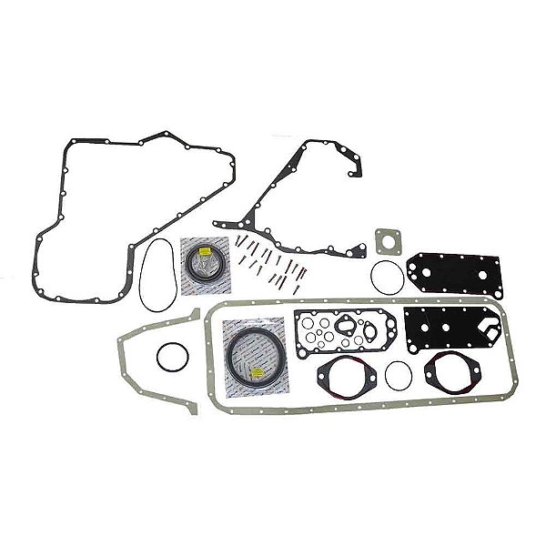 Jogo Junta Motor Inferior Cummins Série Mecânico Total com Retentor