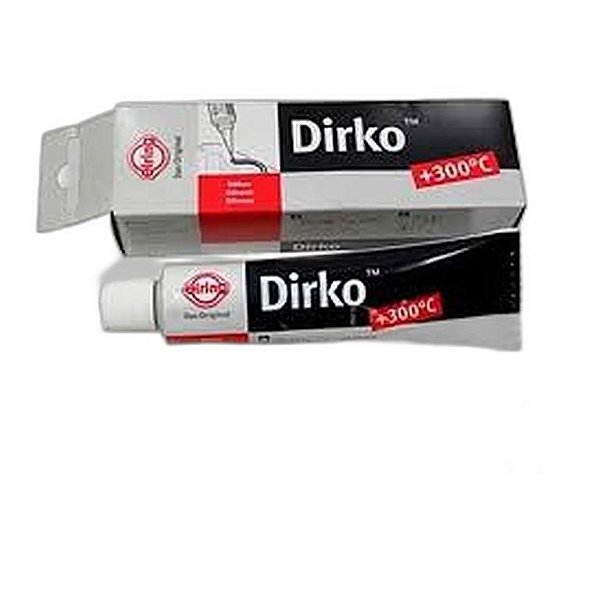 Cola Silicone Preta Dirko 70ml Original