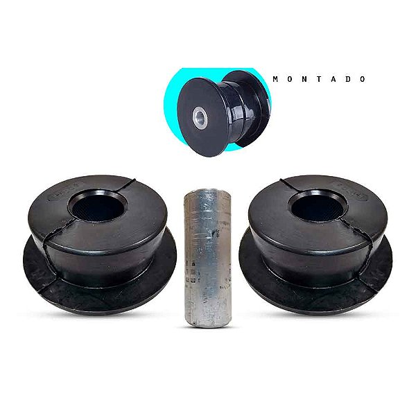 Coxim Cabine Dianteiro Com Tubo Volkswagen/Ford R277