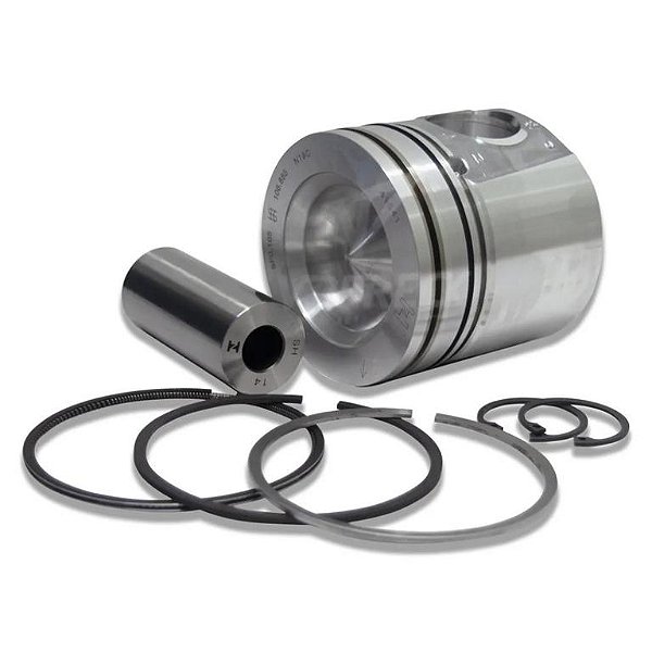 Pistão com Anéis Cummins ISB 4.5/6.7 107mm com Pino 20