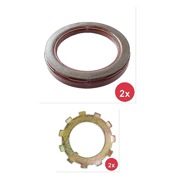 Kit Retentor Roda Traseiro Trava Aranha VW 10160 10160E 111 e Outros