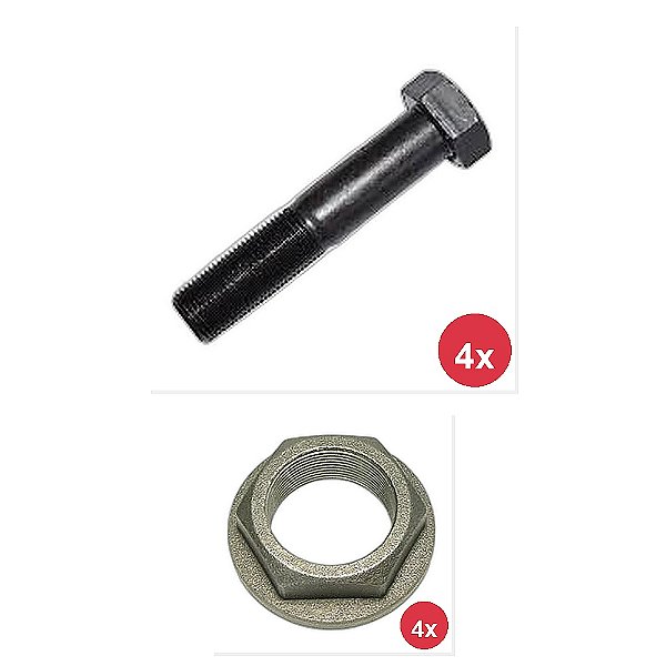 Kit Parafuso Bucha Ponta Porca Trava VW Cargo e Outros