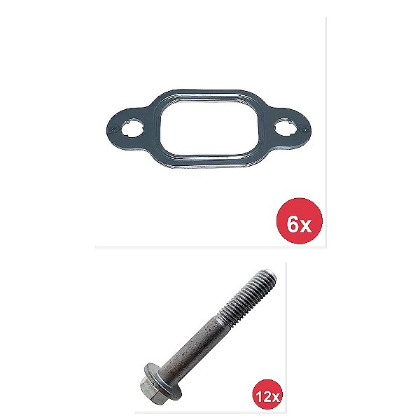 Kit Junta Parafuso Coletor Escape Cummins 1119 1317 1317E e Outros