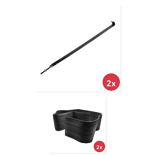 Kit Cinta Tanque Combustível Borracha VW 12140 12170 12180 e Outros