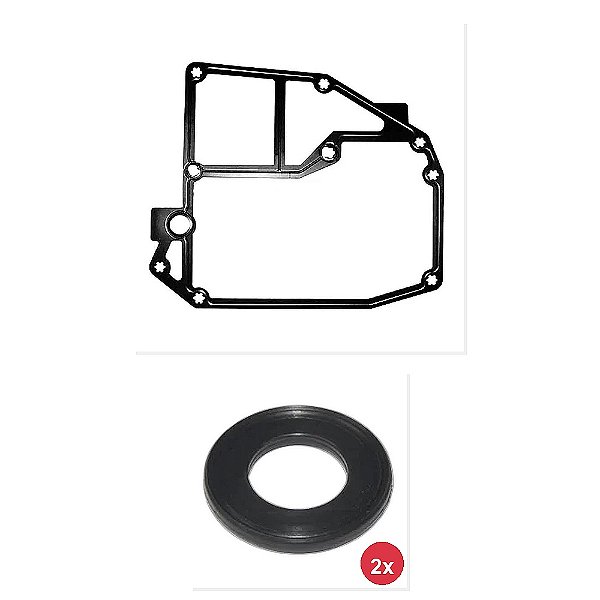 Kit Junta Radiador Óleo Anel Vedação Motor VW 10160 11180 13180 e Outros