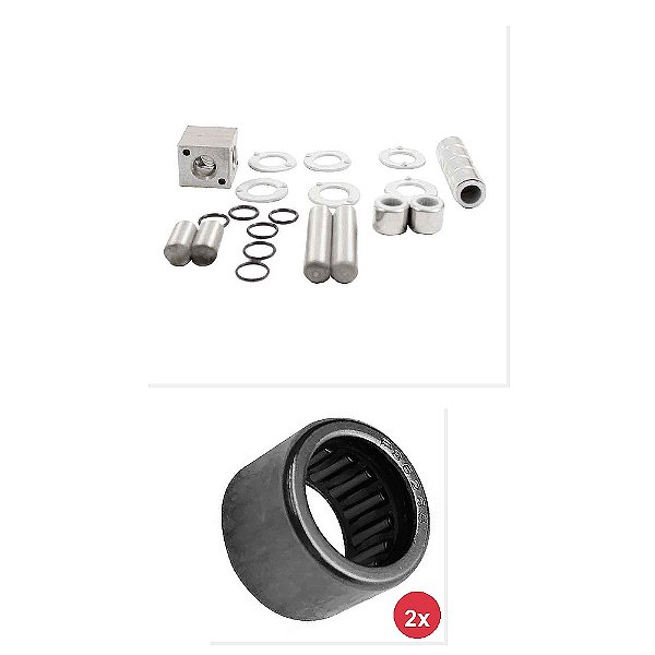 Kit Jogo Reparo Trambulador Rolamento Mecanismo Alavanca VW 12140 12170 e Outros