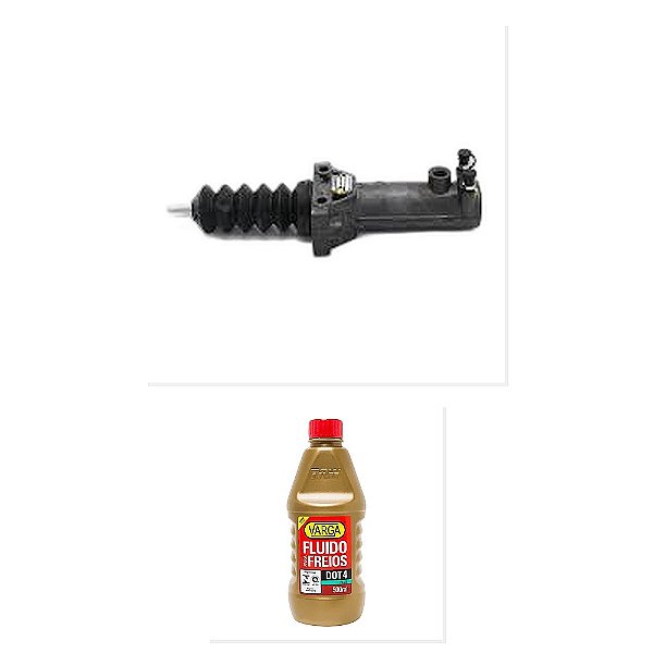 Kit Cilindro Auxiliar Embreagem Fluido Freio DOT4 VW Constellation 3762 e Outros