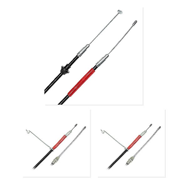 Kit Cabo Freio Dianteiro Traseiro F4000 4X4 2008 2009 2010 e Outros