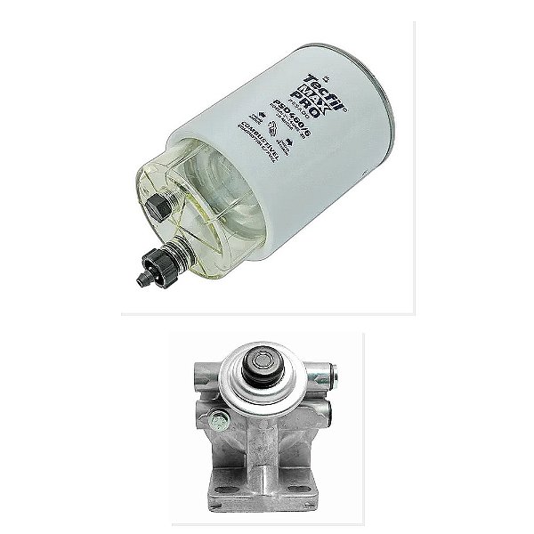 Kit Filtro Separador DÁgua Cabecote Raccor VW 13170 13180 15170 e Outros