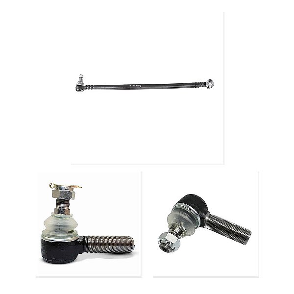 Kit Barra Direção Lateral Terminal Esquerdo Direito VW CARGO 10618 12140 e Ou...