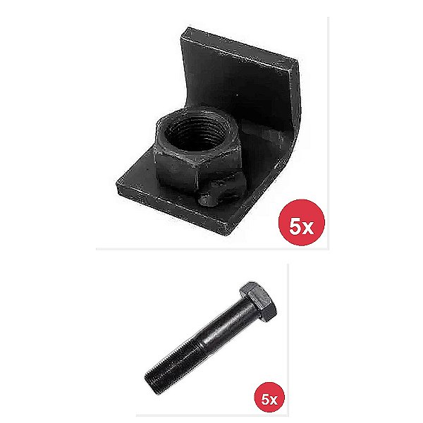 Kit Porca Ponta Tirante Parafuso Bucha VW 2422 2425 2622 e Outros