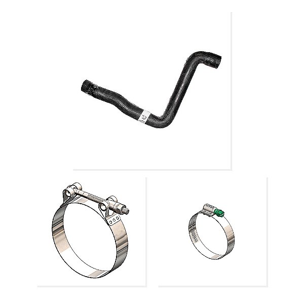 Kit Mangueira Superior Radiador Abraçadeira Tipo Tucho Constellation 19390 19...