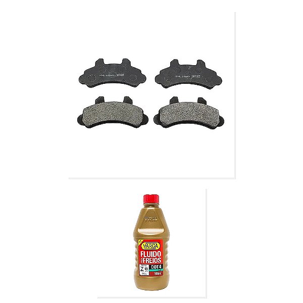 Kit Jogo Pastilha Freio Fluido DOT4 F1000 3762 e Outros