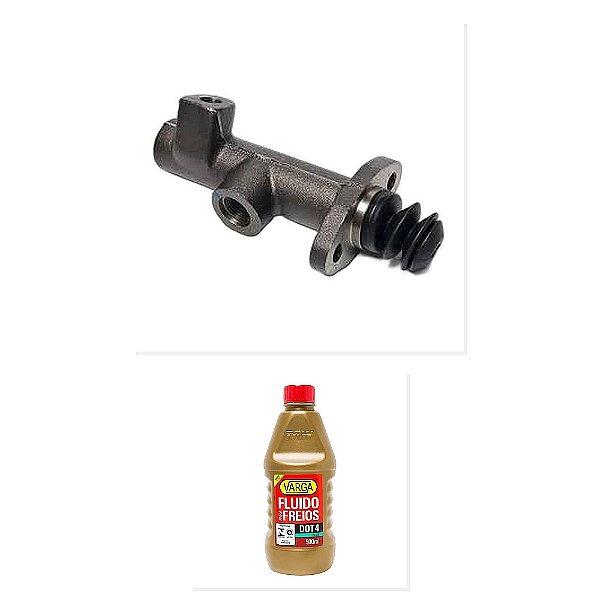 Kit Cilindro Mestre Embreagem Fluido Freio DOT4 VW 12140 12170 e Outros