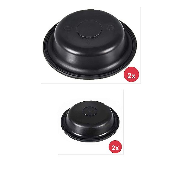 Kit Diafragma Freio 6 7 Polegadas Fundo Tipo 16 24 e Outros