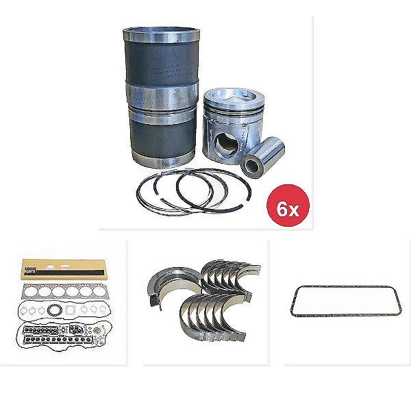Kit Motor Junta Bronzina Cummins VW 14210 14220 e Outros