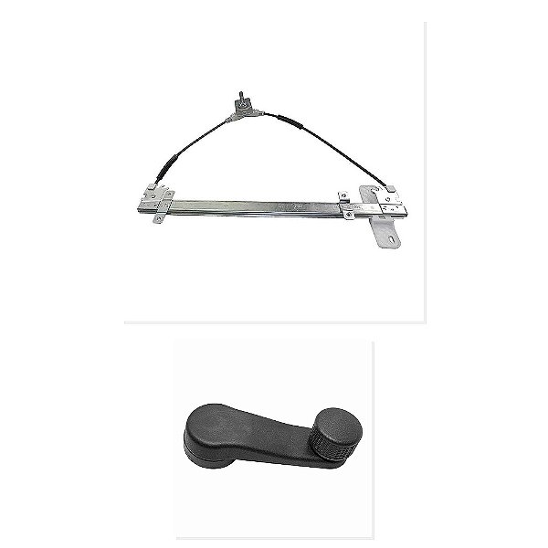 Kit Máquina Vidro Esquerdo Manivela VW 13150 13170 e Outros