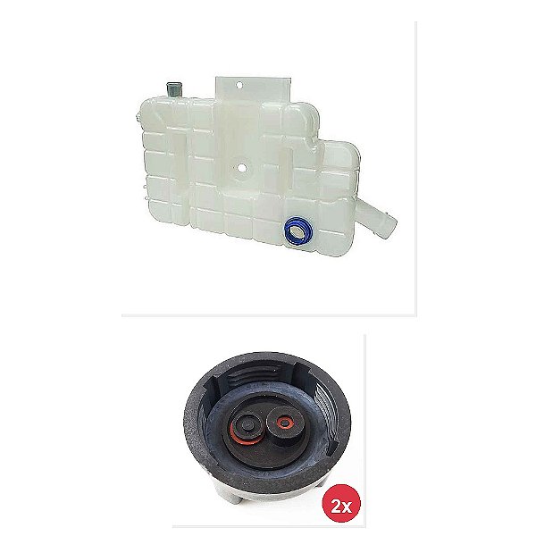 Kit Reservatório DÁgua Tampa Radiador VW 1099 12140 12170 e Outros