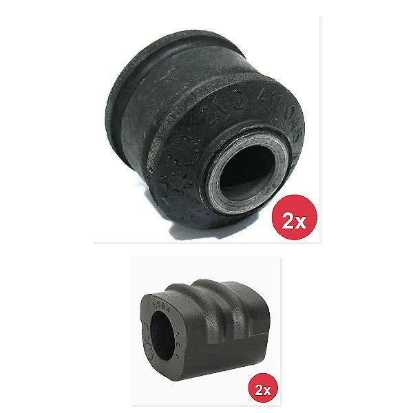 Kit Bucha Ponta Estabilizadora Dianteiro VW 8160 9160 6.90 e Outros