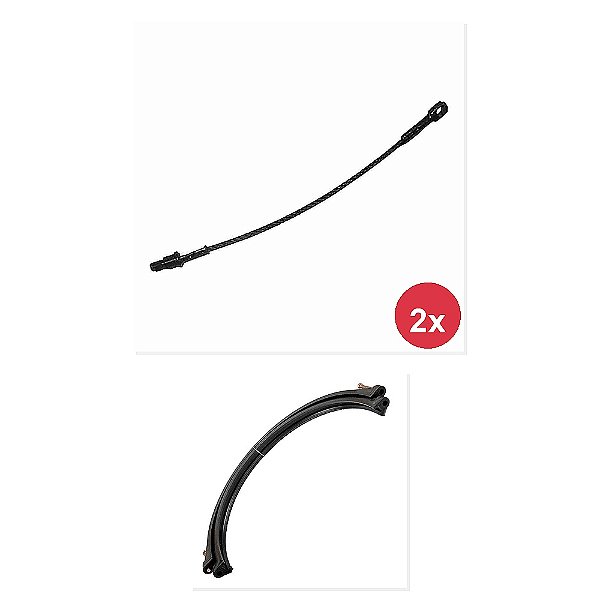 Kit Cabo Aço Óleo Cinta Suspensão VW 13170 13170E 13180E e Outros