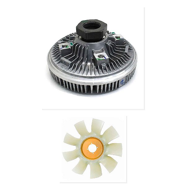 Kit Embreagem Viscosa Hélice Motor Ford 12140H 12140T 1215 e Outros