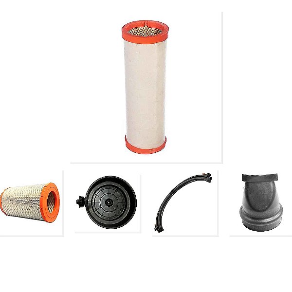 Kit Filtro Ar Tampa Cinta Bico VW Cargo 13170 13180 e Outros