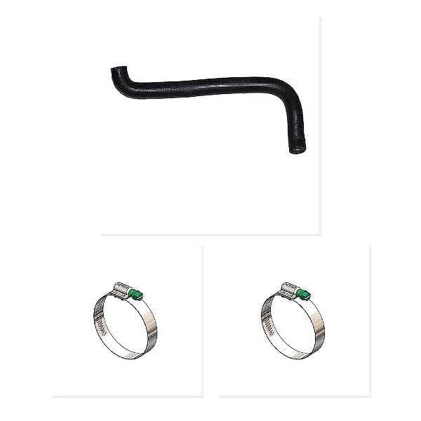 Kit Mangueira Inferior Radiador Abraçadeira VW 7500 7505 e Outros