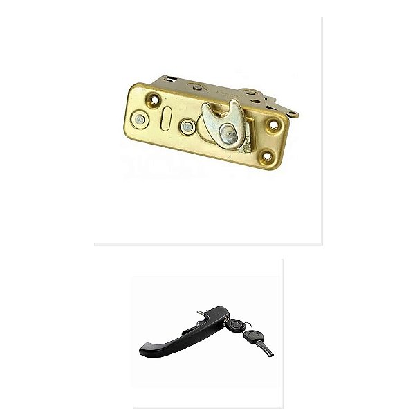 Kit Fechadura Maçaneta Porta Externo VW Kombi Cliper e Outros
