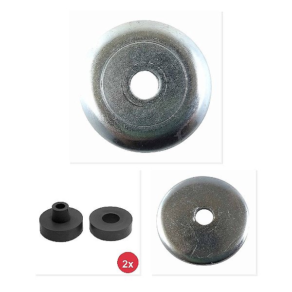 Kit Arruela Bucha Amortecedor Dianteiro Traseiro None F1 F4000 e Outros