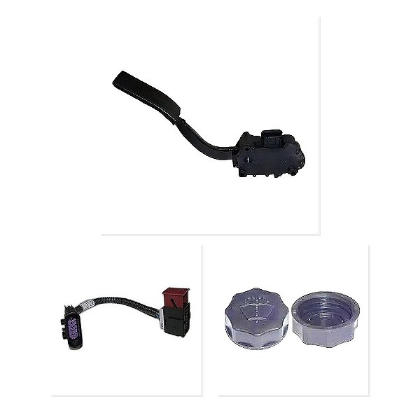 Kit Pedal Acelerador Chicote Tampa Reservatório VW 5150 8160 e Outros