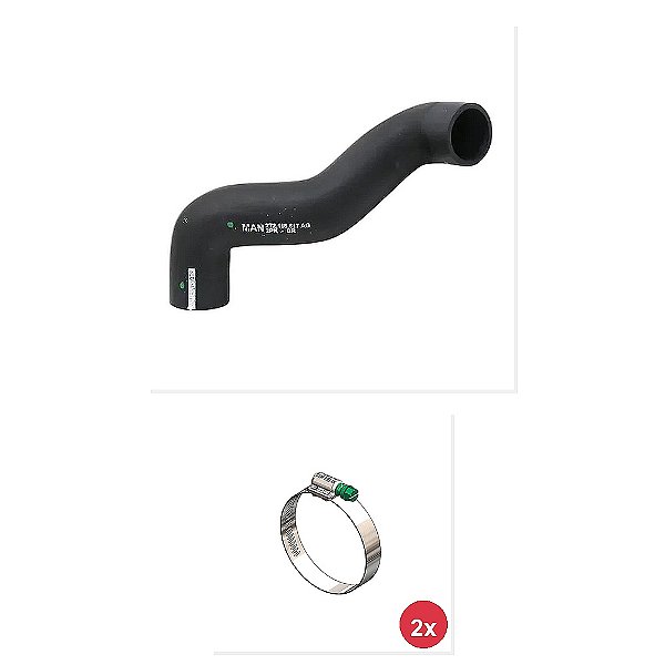 Kit Mangueira Gargalo Óleo Abraçadeira VW 7500 e Outros