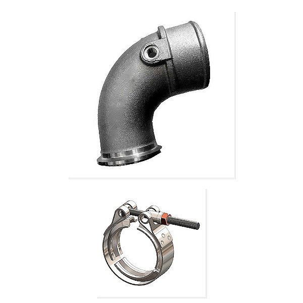Kit Tubo Entrada Turbo Abraçadeira VW 13170 13190 15170 e Outros