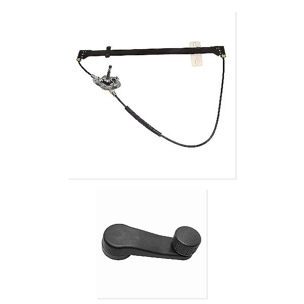 Kit Máquina Vidro Esquerdo Manivela VW 13180 15180 17250 e Outros