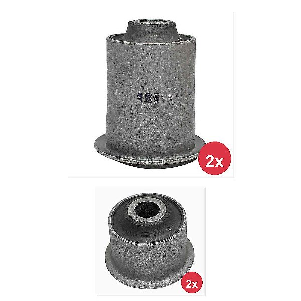 Kit Bucha Tirante Tensor Eixo Dianteiro None F250 F350 e Outros