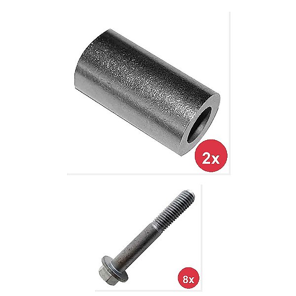 Kit Junta Espacador Parafuso Coletor Escape Cummins 1119 1317 e Outros