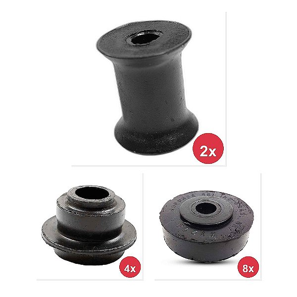 Kit Coxim Trava Bucha Fechadura Cabine VW 12140 12170 12180 e Outros