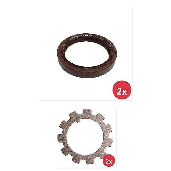 Kit Retentor Roda Lona Freio Traseiro Mercedes Volare W8 V8 e Outros