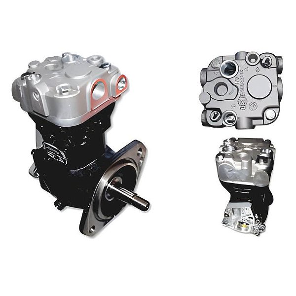 COMPRESSOR AR CUMMINS ISB 4/6CIL 8150E/13170E/17250E SIST REGULADO C/ ROSCA