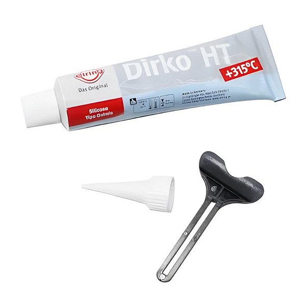 COLA SILICONE CINZA DIRKO 70ML ORIGINAL