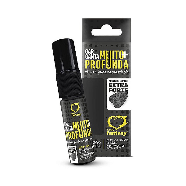Anestésico Oral Em Spray Garganta Profunda 15ml Sexy Fantasy