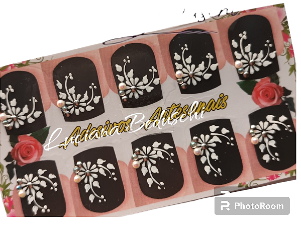 Adesivos artesanais com joinhas