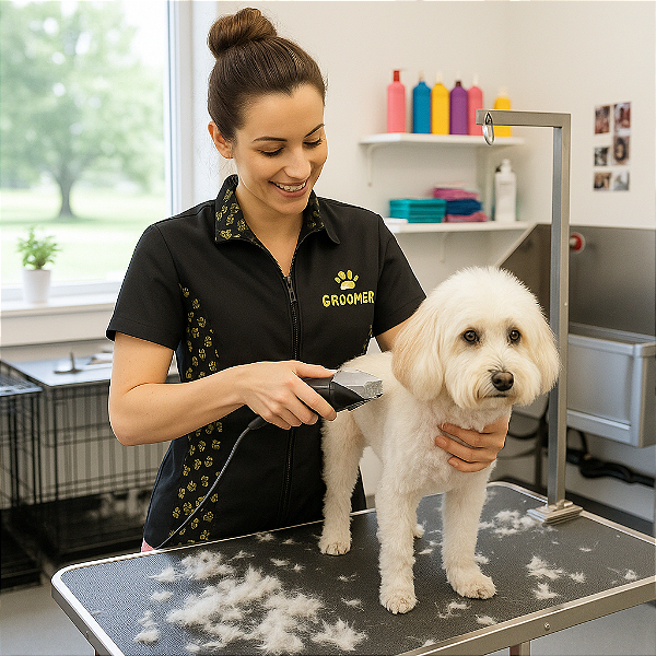 Jaleco de Tosador Feminino Anti-Pelos