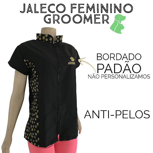 Jaleco de Tosador Feminino Anti-Pelos