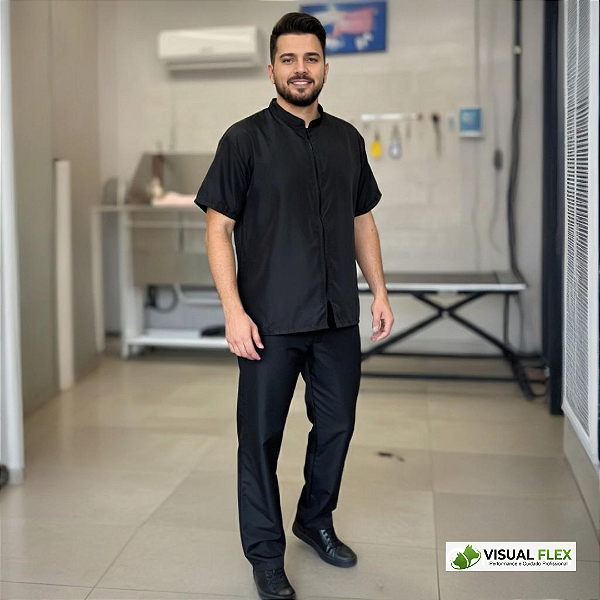 Jaleco de Tosador Masculino Anti-Pelos