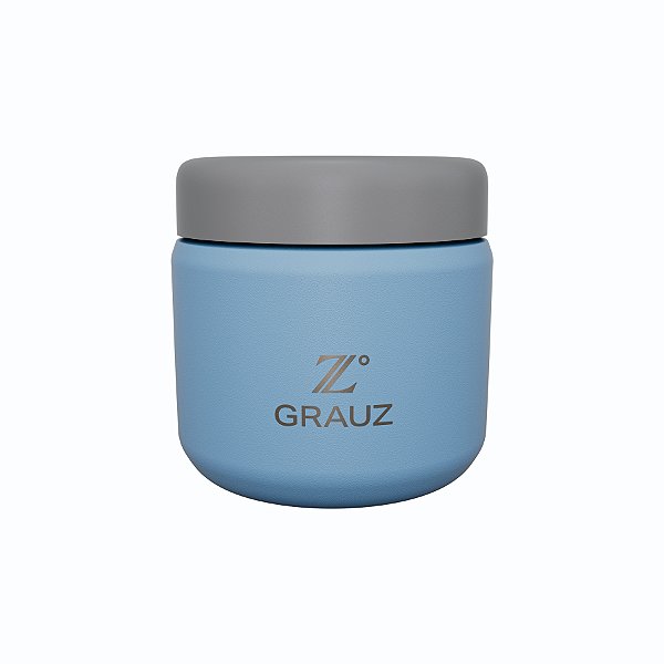 POTE TÉRMICO GRAUZ AZUL 350 ML COM TAMPA
