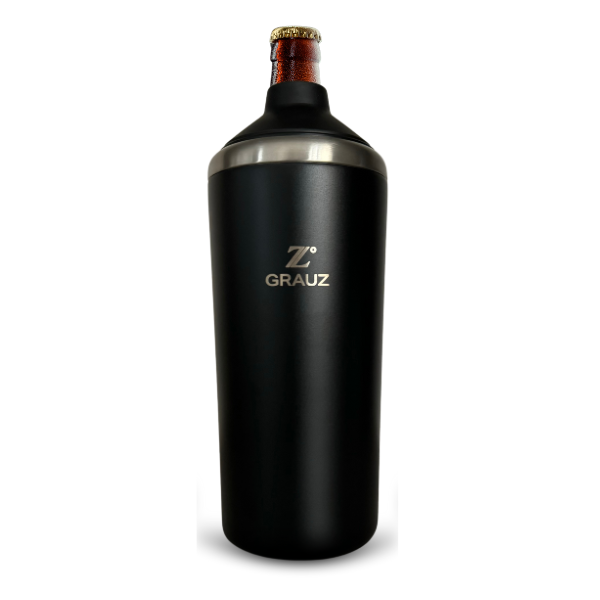 PORTA GARRAFA TÉRMICO GRAUZ PRETO