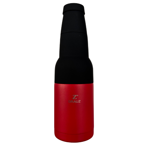 PORTA LONG NECK E LATA TÉRMICO GRAUZ VERMELHO